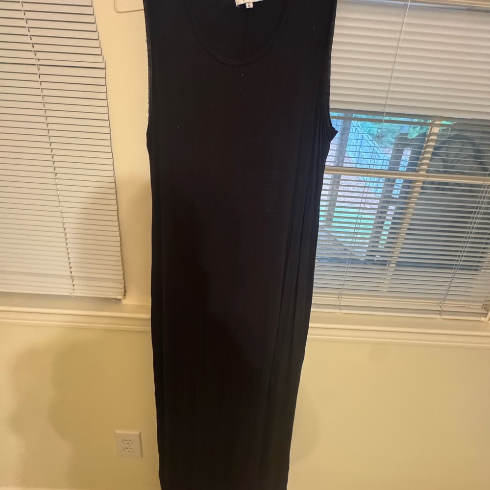 Sleeveless Black Maxi Dress